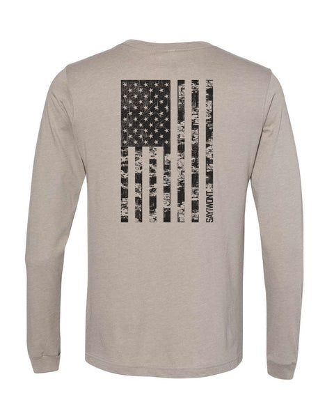 Defender Vert Long Sleeve - Heather Stone