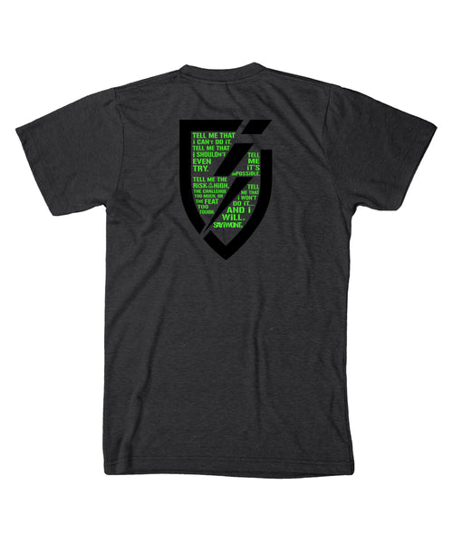 Blitz Creed Tee - Charcoal