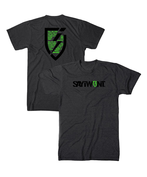 Blitz Creed Tee - Charcoal