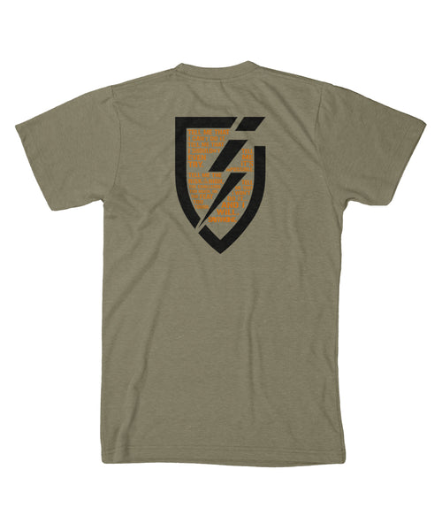 Blitz.0 Creed Tee - Heather Olive