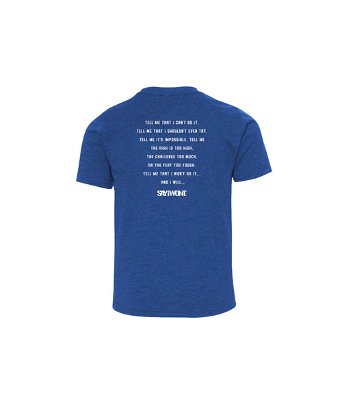 RODEO Blitz.0 Youth Creed Tee - Royal