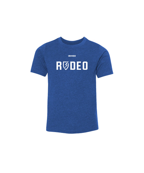 RODEO Blitz.0 Youth Creed Tee - Royal