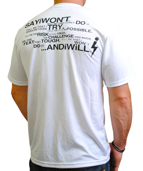 Impossible 13.1 Creed Performance Tee - White