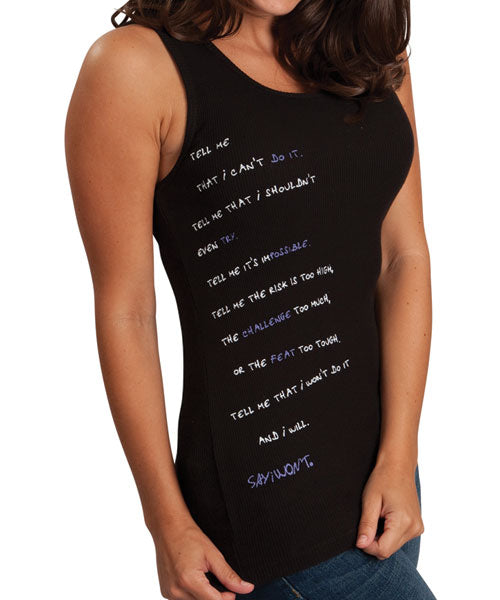 It Is Written Creed Tank - Black