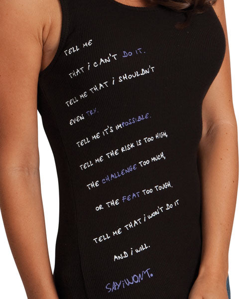 It Is Written Creed Tank - Black