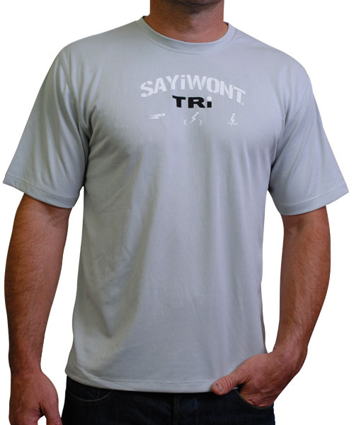 iTRi Icon Creed Performance Tee - Silver