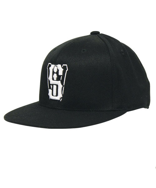 Majors 3-D Flatbill Flexfit - Black