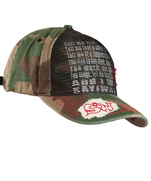 Mesh Creed Adjustable Cap - Camo