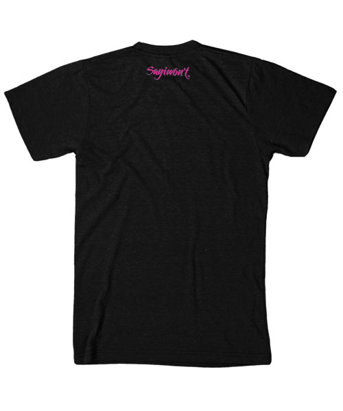 Ribbon Creed Triblend Tee - Black