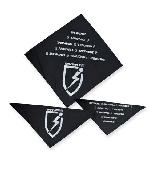 SAYiWON'T BLiTZ Bandana - Black