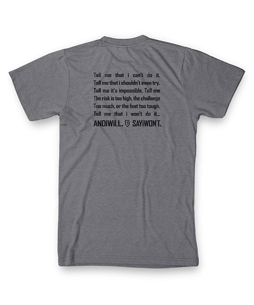 17 Creed Tee - Heather Gray