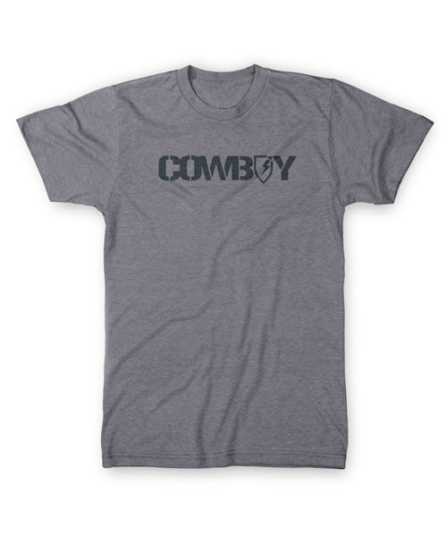 Cowboy Blitz Triblend Tee - Heather Gray