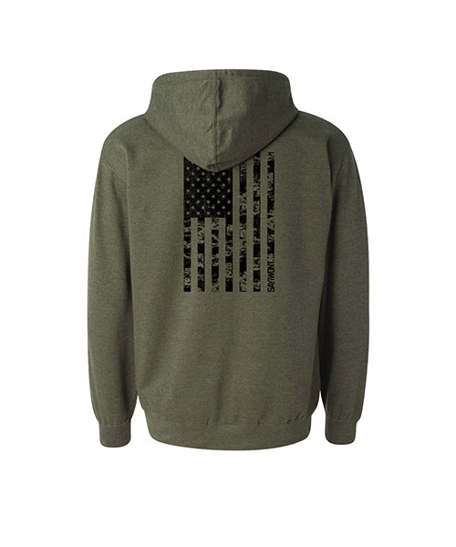 Defender Vert Hoodie - Heather Military Green
