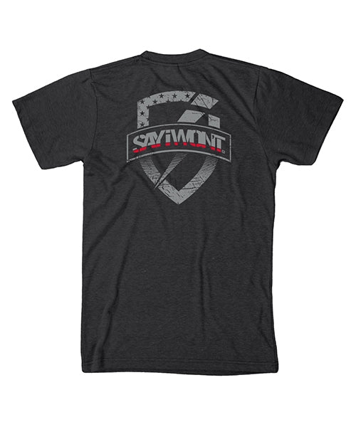 Shielded RED Line Tee - Black