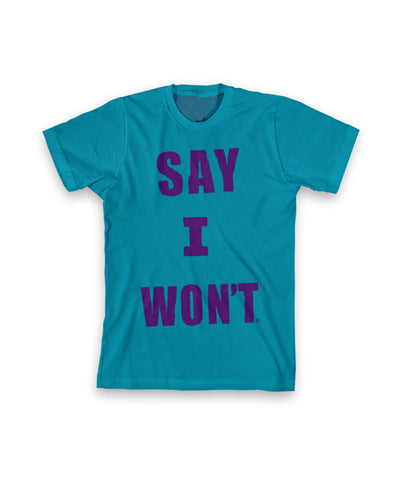 3 Words Youth Tee - Turquoise