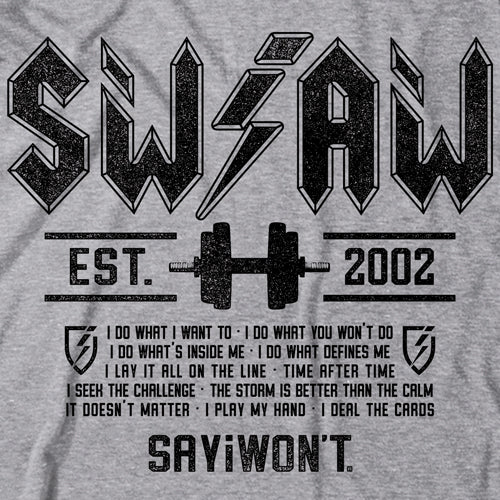SW-AW Tee - Heather Gray
