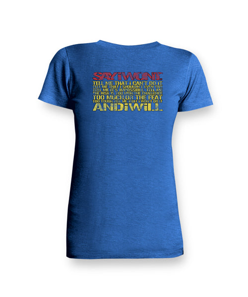 Super Creed Ladies Tee - Royal