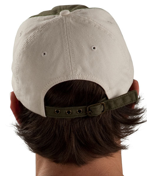 Stacked 3-D Adjustable Cap - Olive