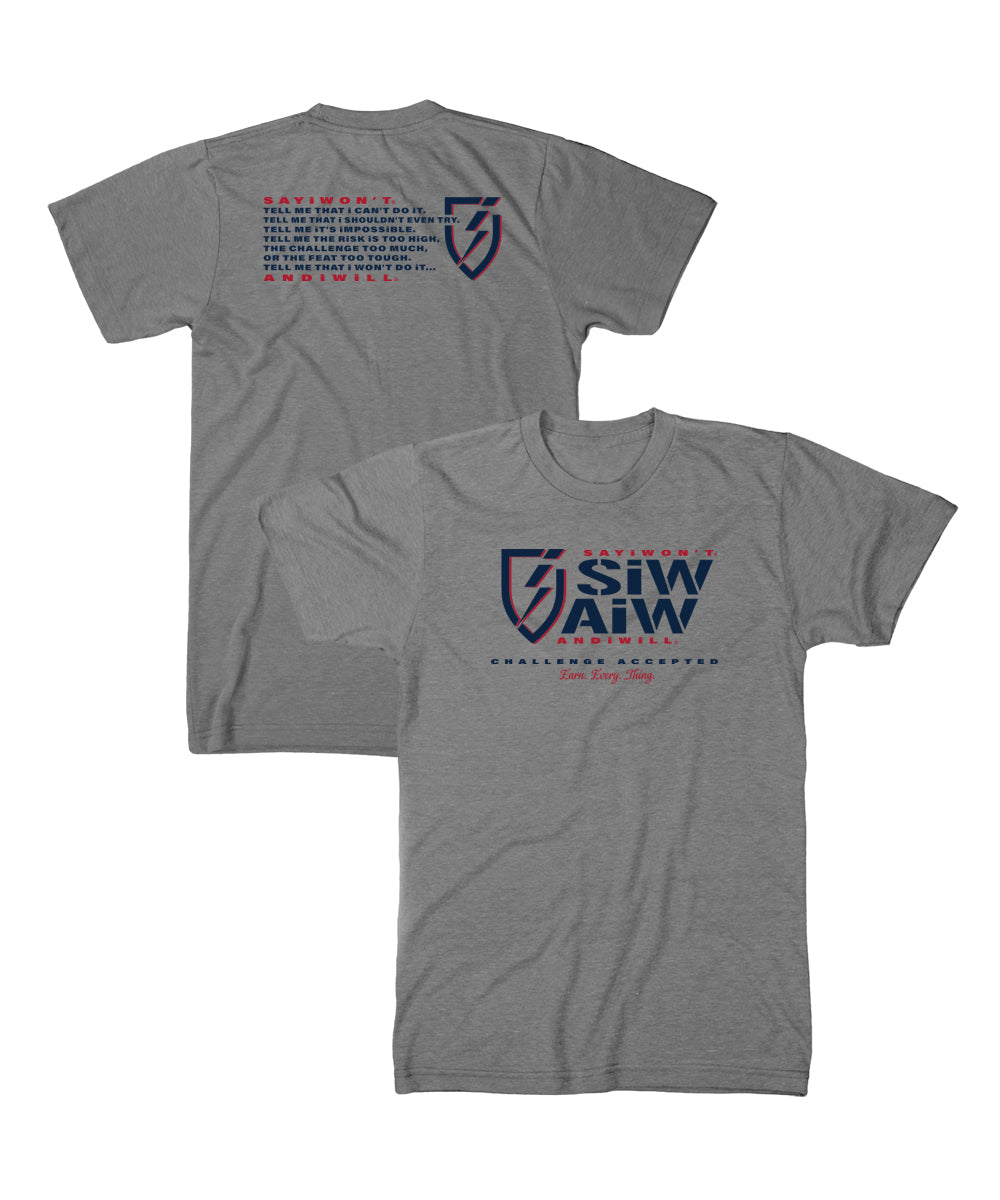 Essential Creed Tee - Dark Heather Gray – SAYiWONT