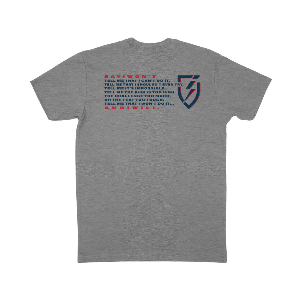 Essential Crees Essential Creed Tee - Dark Heather Gray – SAYiWONT