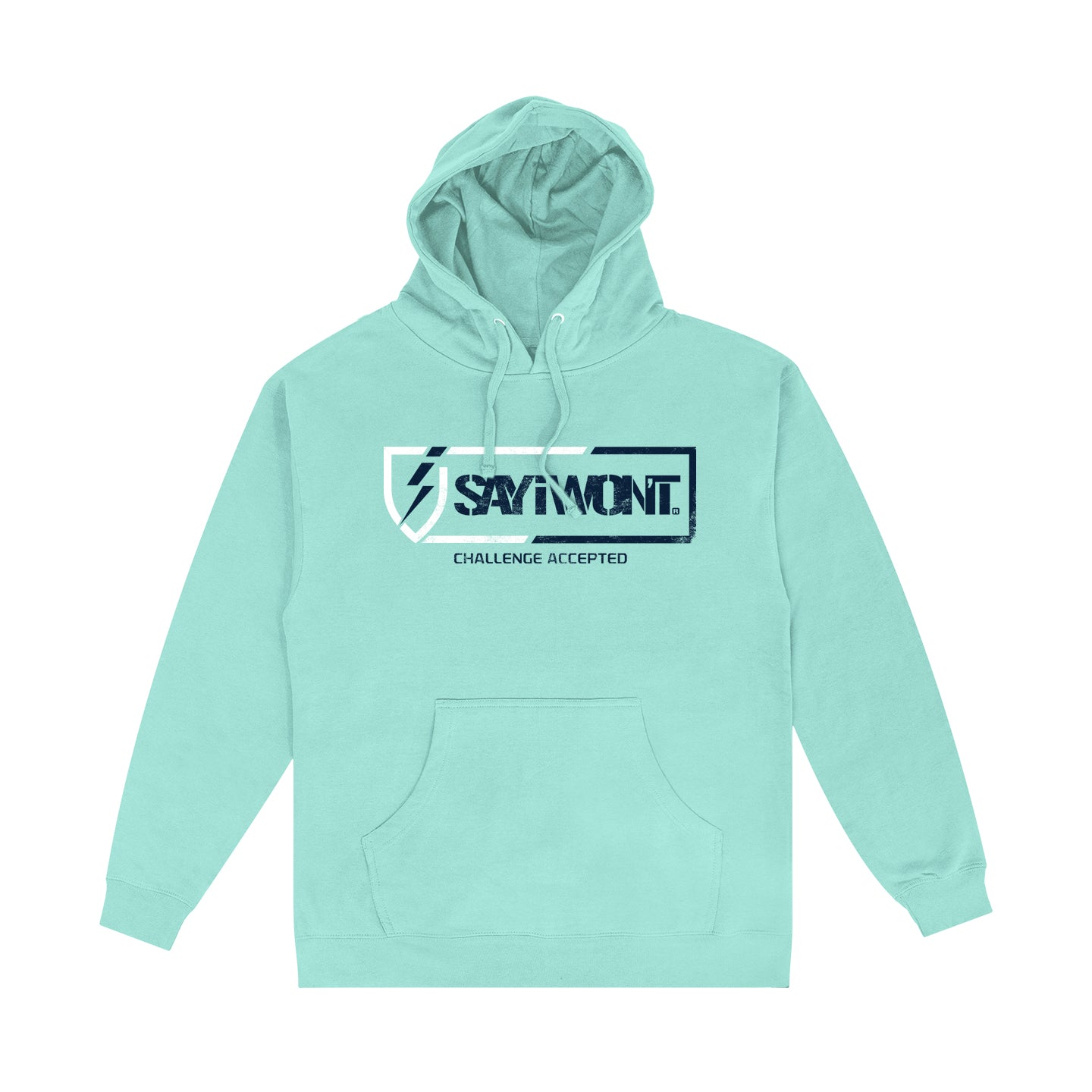 Mint Creed Hoodie - Heather Light Ocean