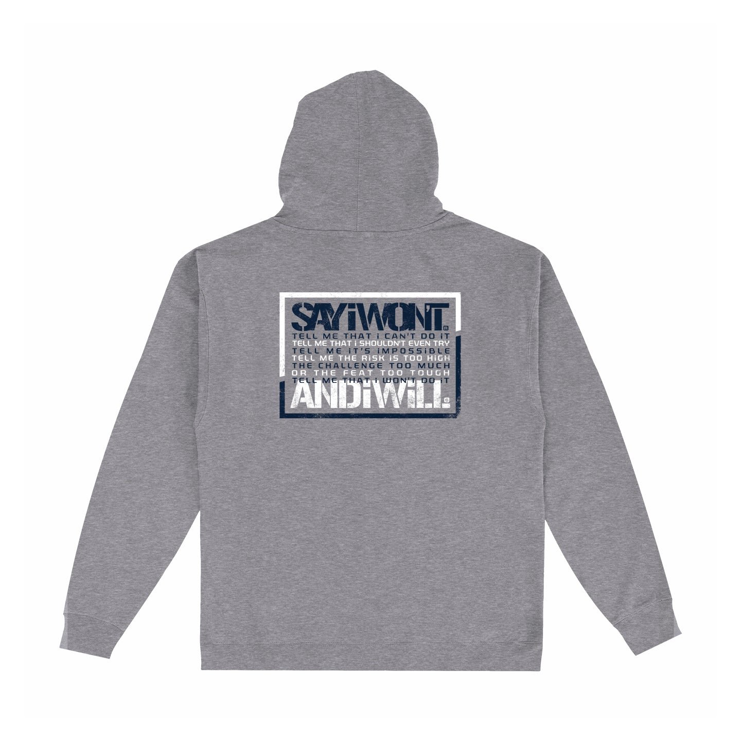 Mint Creed Hoodie - Heather Grey – SAYiWONT