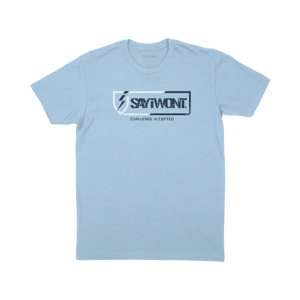 Mint Creed Tee - Heather Columbia Blue