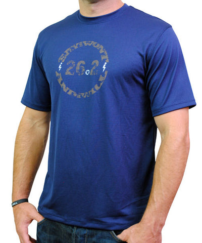 Circle 26.2 Performance Tee - Navy