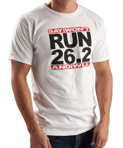 RUN 26.2 Tee - White