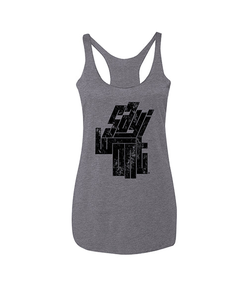 Colossal Tri-Racer Tank - Heather Gray