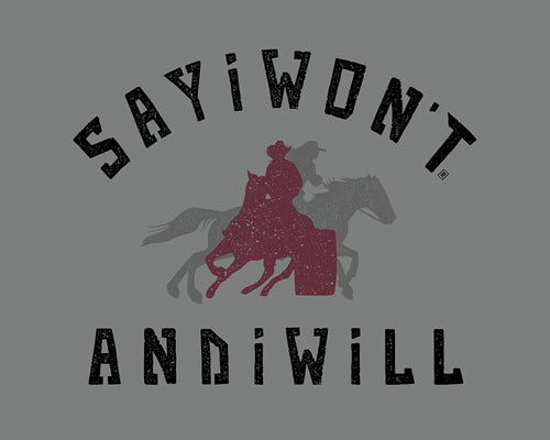 Undefeated Tri-Blend 3-4 Raglan - Gray and Maroon