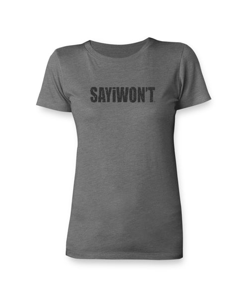 Creed SQ Bling Vintage Ladies Tee - Heather Gray