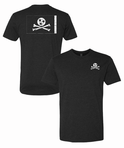 Tri Star Jolly Roger Tee - Black